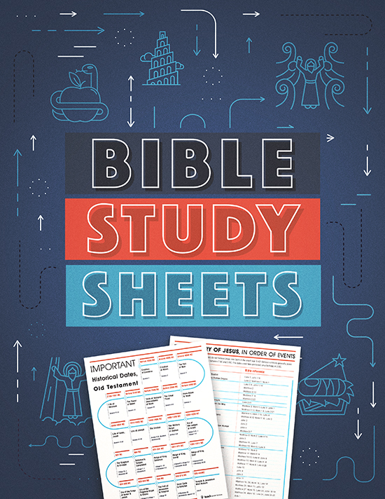 Bible Study Sheets cover