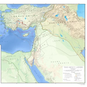 big holy land map